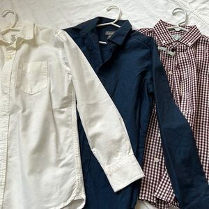All 3 boys dress shirts size 10